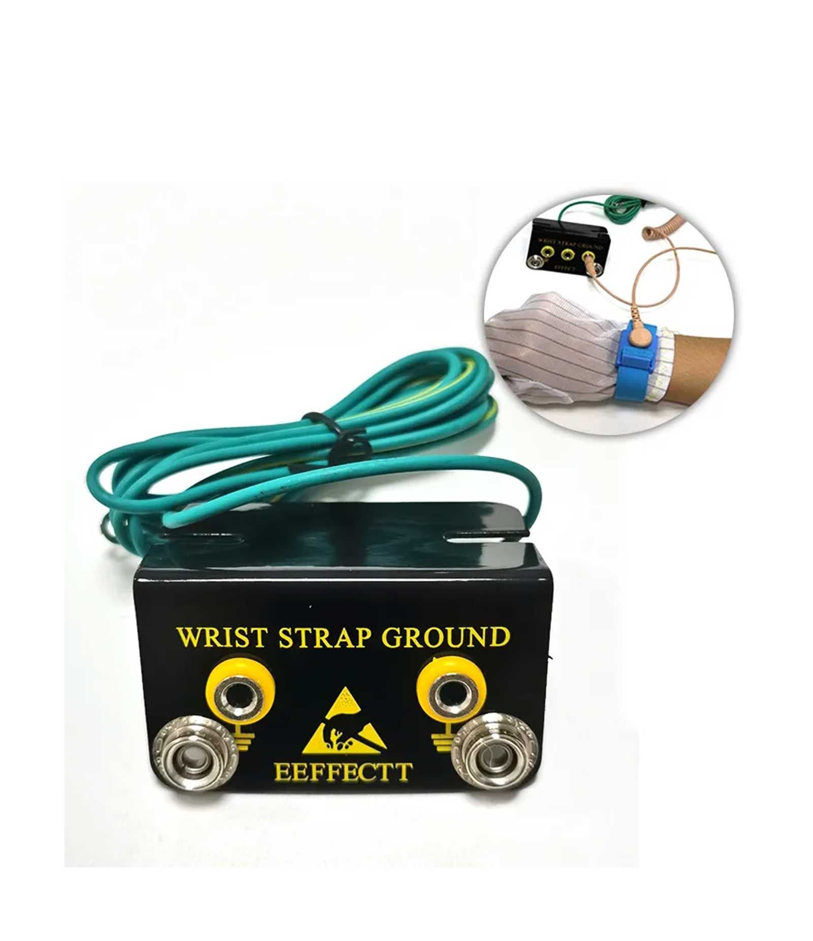 Ổ cắm nối đất ESDchống tĩnh điện có điện cho dây đeo cổ tay ESD