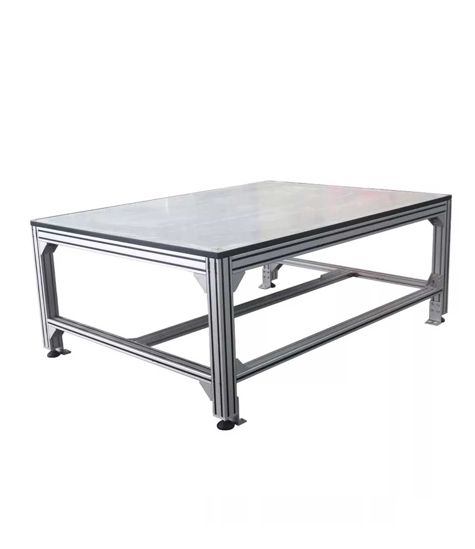 Bàn làm việc tùy chỉnh công nghiệp Heavy Bàn làm việc tùy chỉnh nhôm định hình