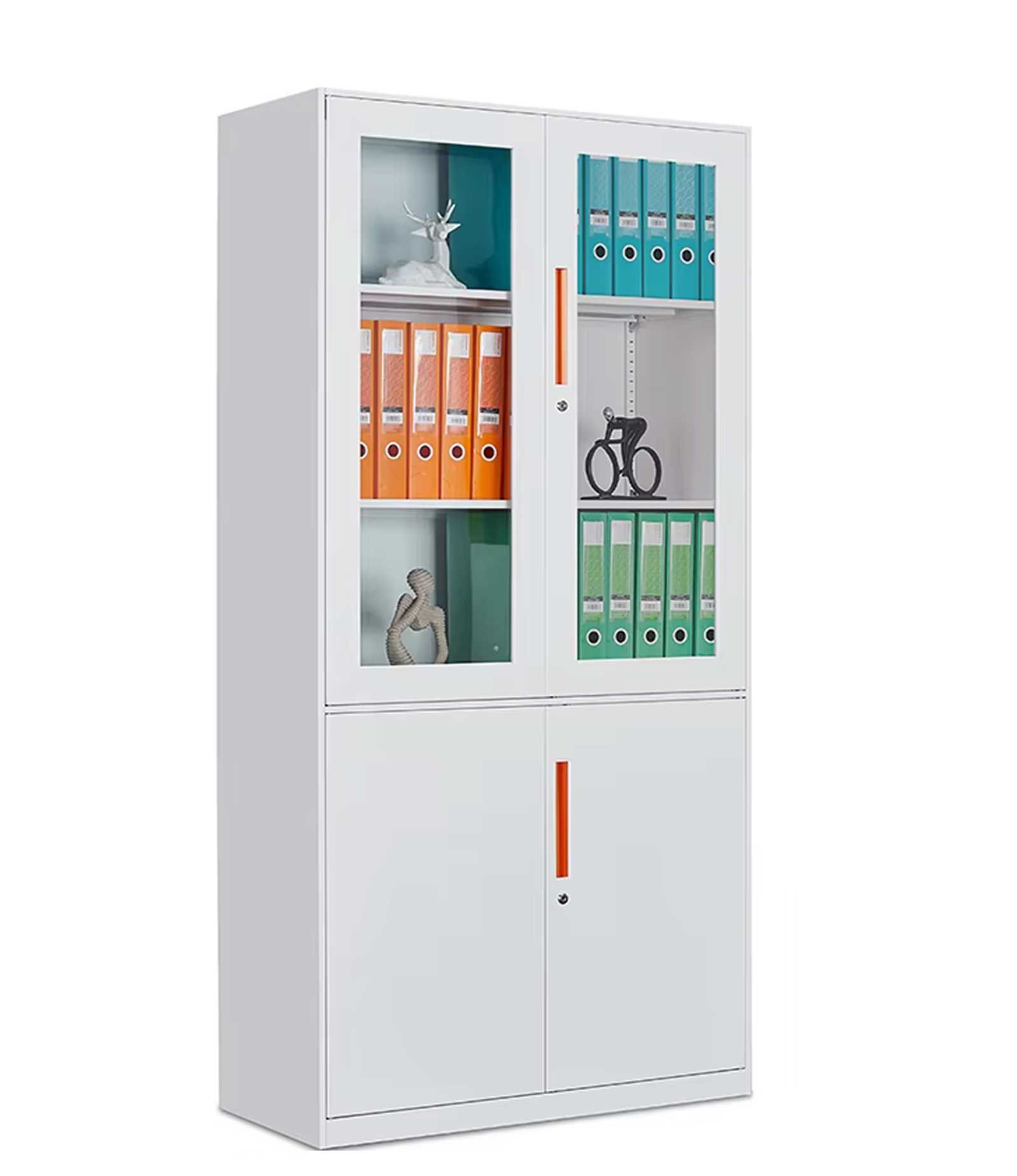 Tủ hồ sơ văn phòng công ty bằng thép có cửa kính